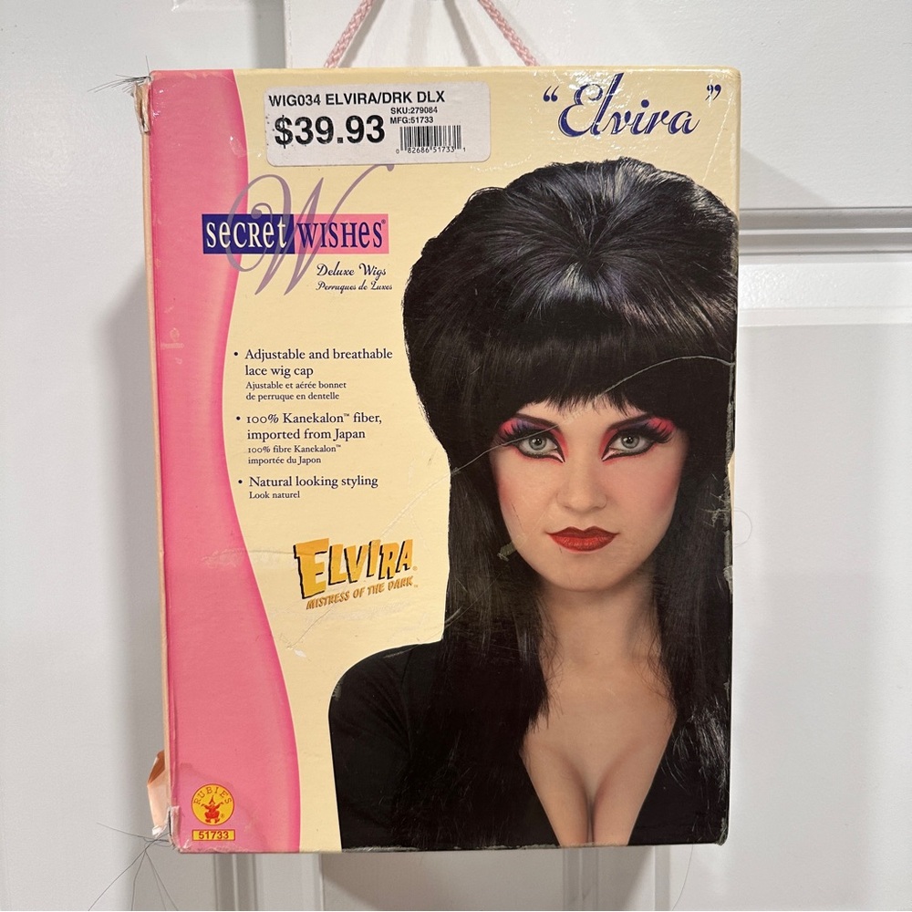 Rubie's Secret Wishes Elvira Wig - Black